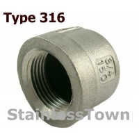 Type 316 Stainless Pipe Caps